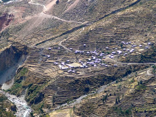Village in the Cotahuasi Canyon